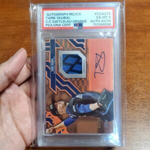 2025 Topps Series 2 Tarik Skubal City Connect Patch Auto CCA2-TS PSA